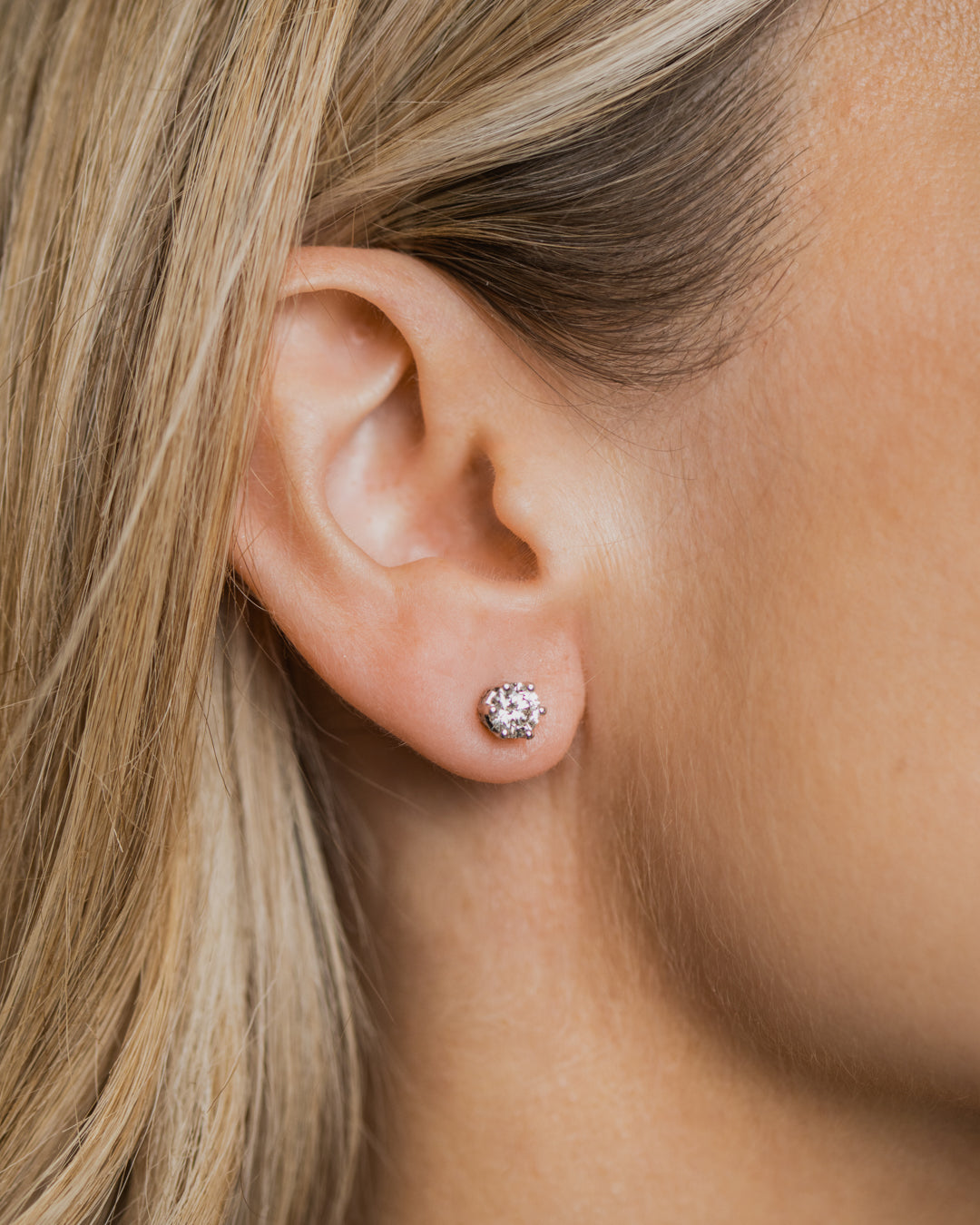 JR Solitaire Collection - Earrings Diamonds x Whitegold