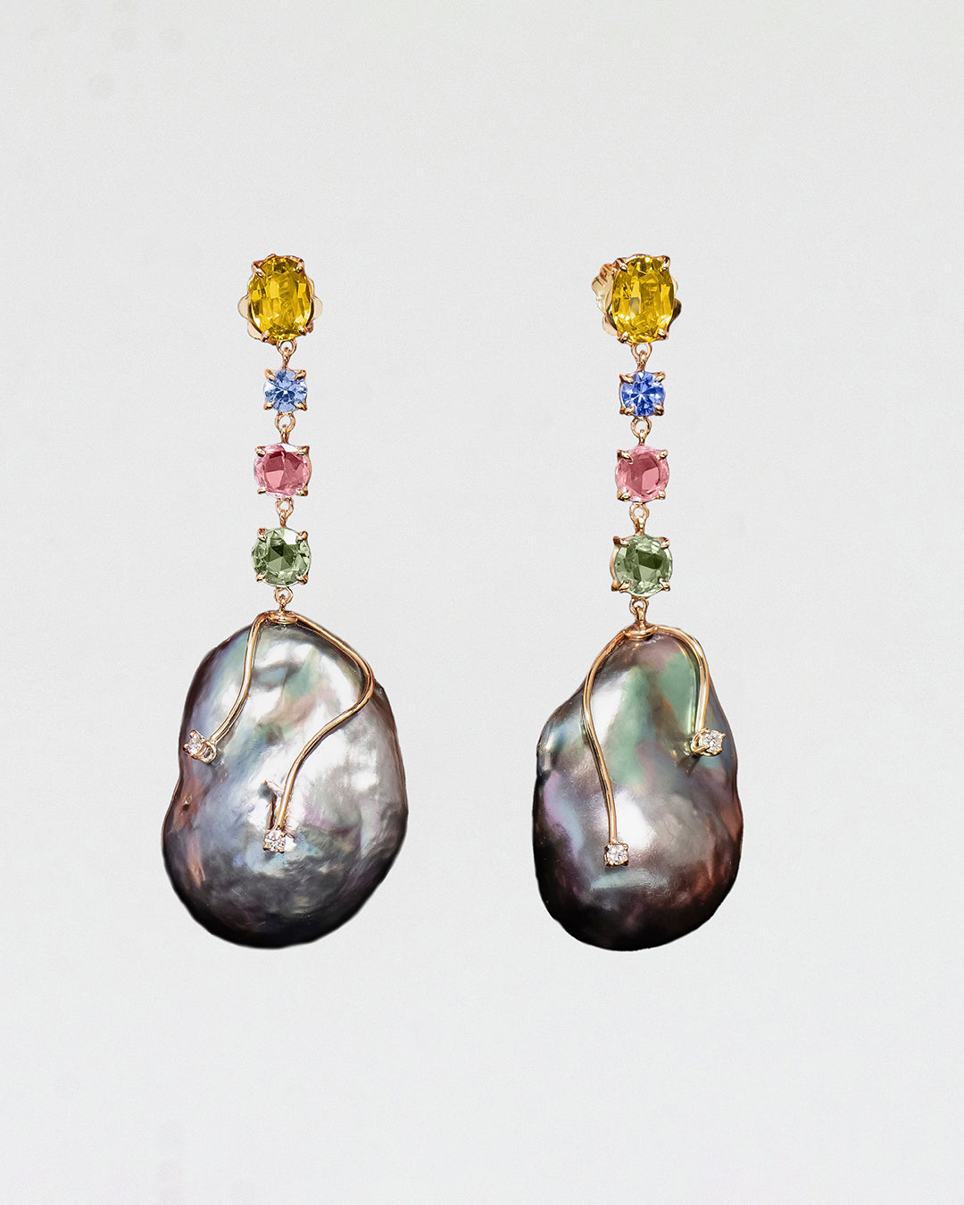 Paolo Piovan - Earrings Black Pearl