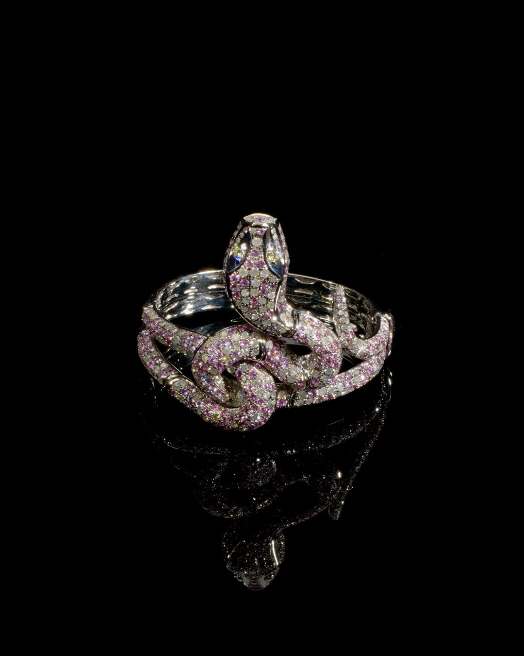 JR Bespoke X PAOLO PIOVAN Bangle "Pink Snake"