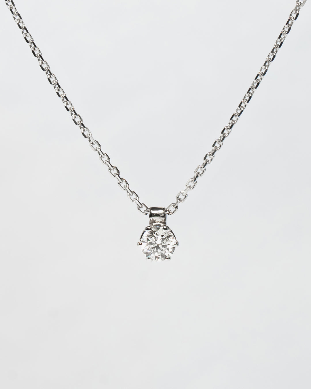 JR Solitaire Collection - Necklace Diamonds x Whitegold