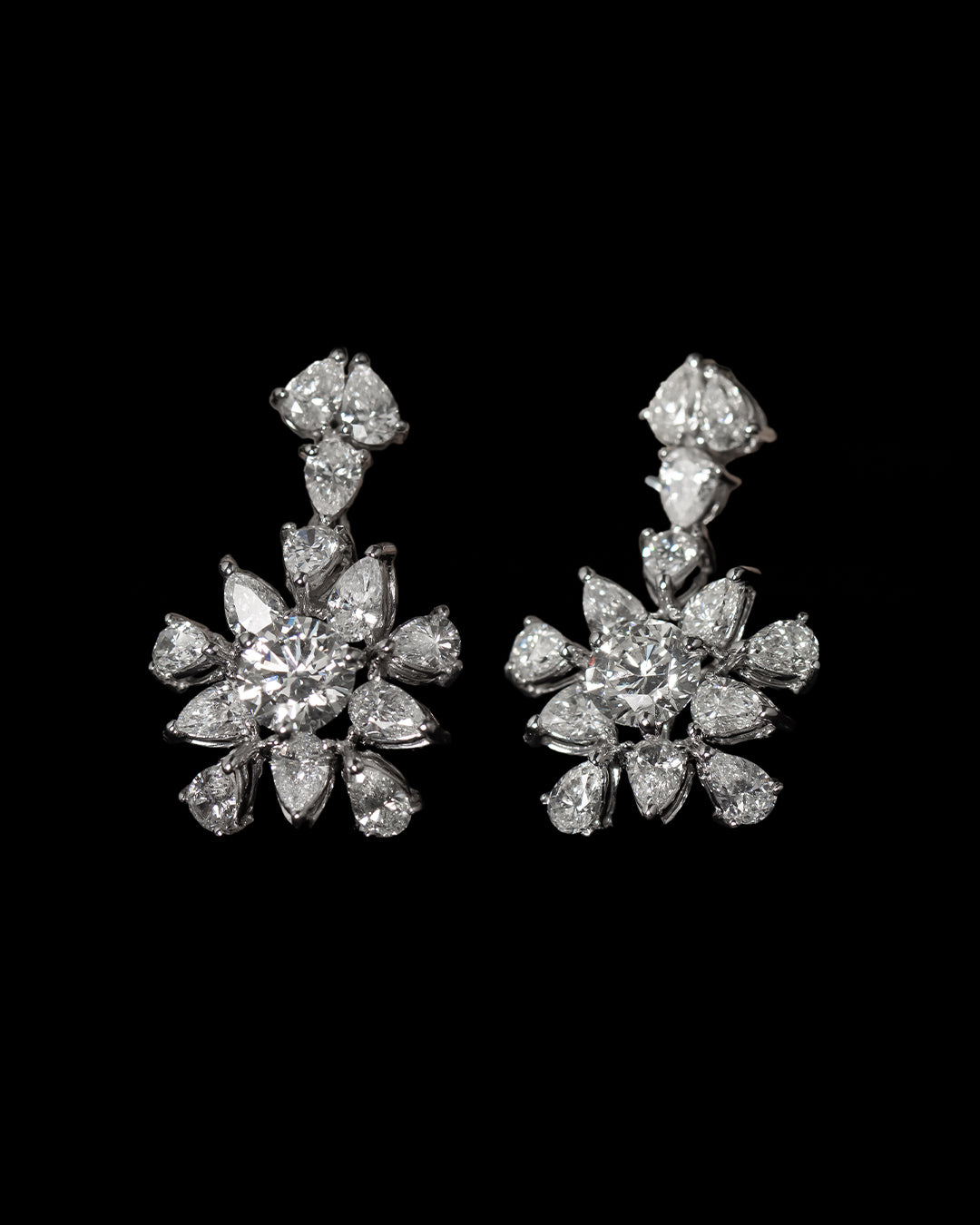 JR Bespoke X PAOLO PIOVAN Earrings "Diamond Bloom"